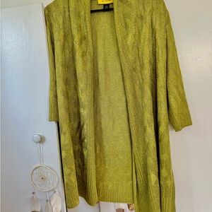 Elegant Green Sweater by St. John